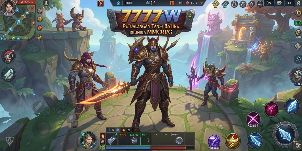 Gameplay epik dunia terbuka 7777W dalam aksi.