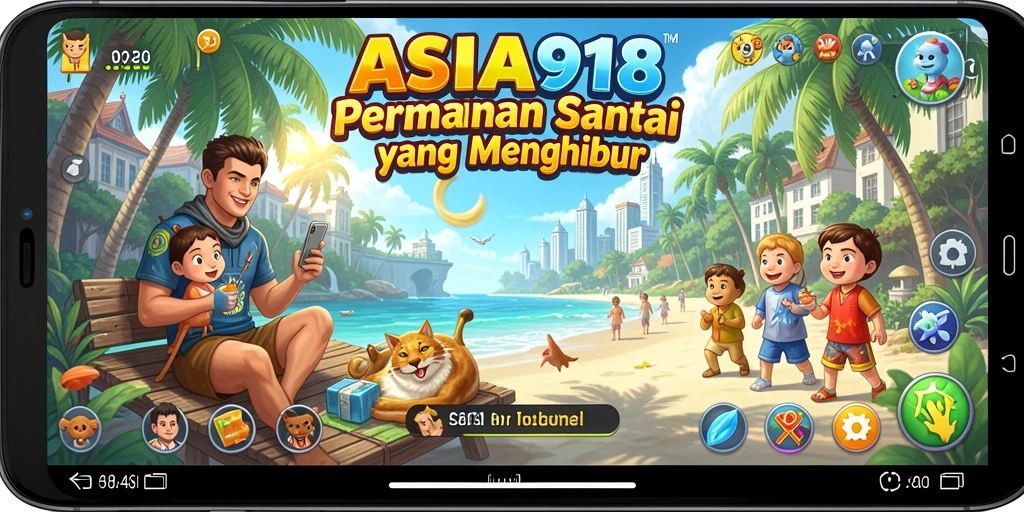 Screenshot ASIA918 menunjukkan gameplay santai yang menyenangkan.