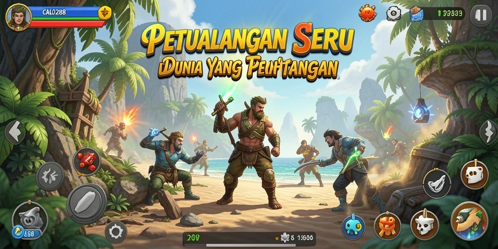 Tampilan gameplay seru dari CALO288 yang menguji keterampilan petualangan.