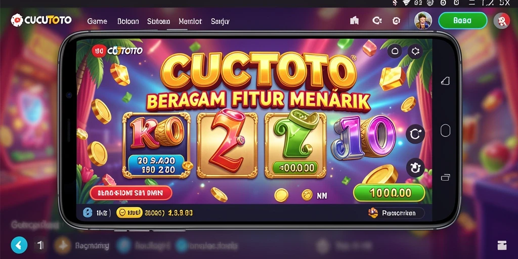 Tampilan akses permainan Slot CUCUTOTO yang seru dan mendebarkan.