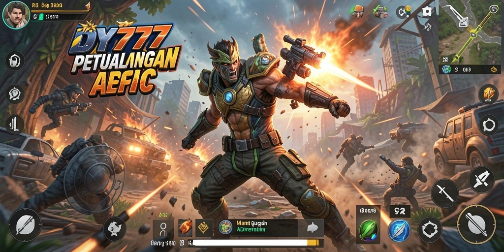 Tampilan gameplay seru di DY777 dengan aksi yang mendebarkan.