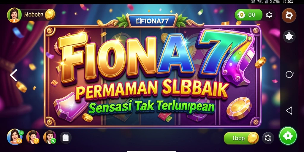 Tampilan gameplay FIONA77 yang memukau dan penuh warna.