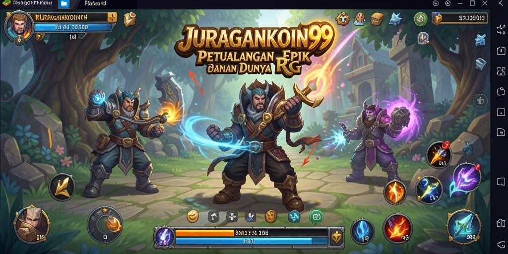 Gameplay seru dalam dunia RPG yang luas dan menarik.