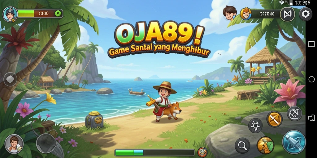 Tampilan gameplay <strong>OJA89</strong> yang mendebarkan dan penuh warna.