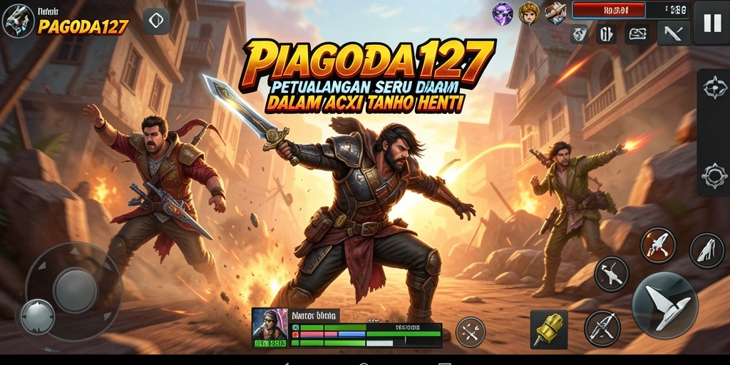 Screenshot menampilkan momen mendebarkan dari gameplay PAGODA127 dengan aksi cepat.