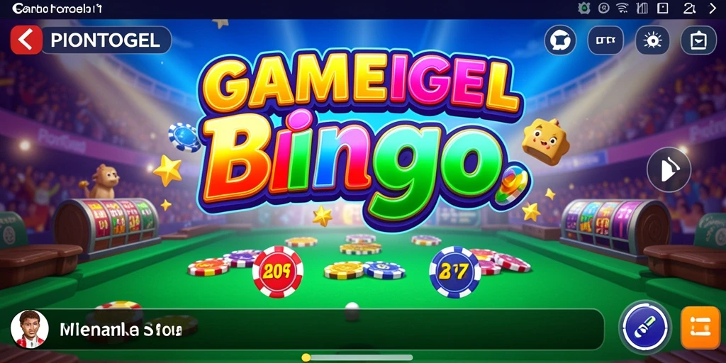 Tampilan gameplay PIONTOGEL dengan angka Bingo yang menunggu untuk dicocokkan.
