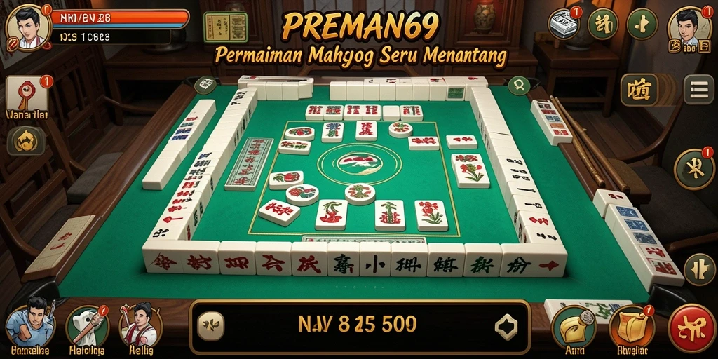 Gameplay seru Mahjong di PREMAN69 yang penuh tantangan.