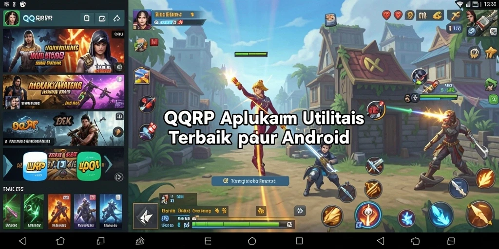 Screenshot QQRP menampilkan antarmuka pengguna yang ramah dan modern.